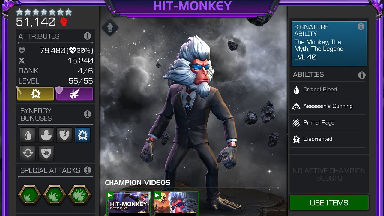 Rank 4 Hit Monkey VS ROL Winter Soldier