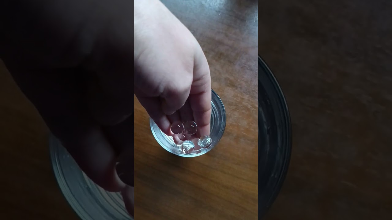 Experiment Orbis in Wasser, Эксперимент с шариками Орбис 