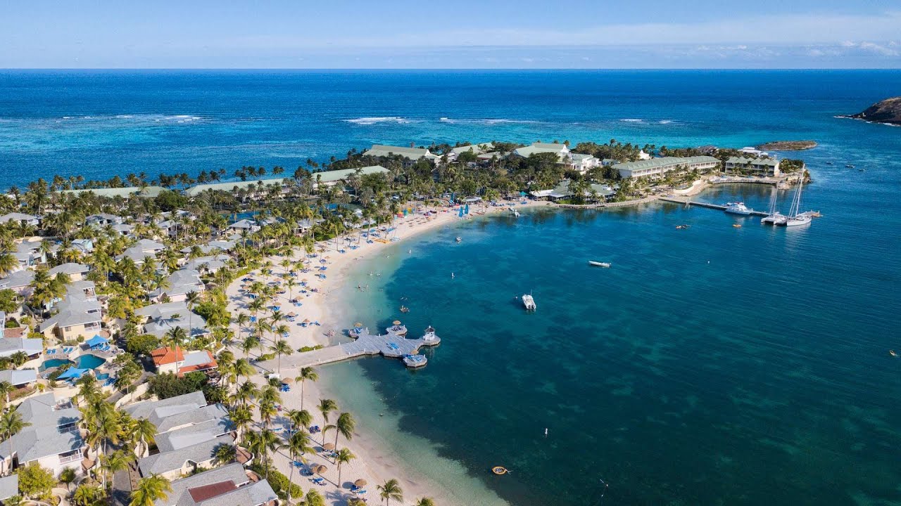 A relaxing walk around St James Club & Villas, Antigua, in November 2021