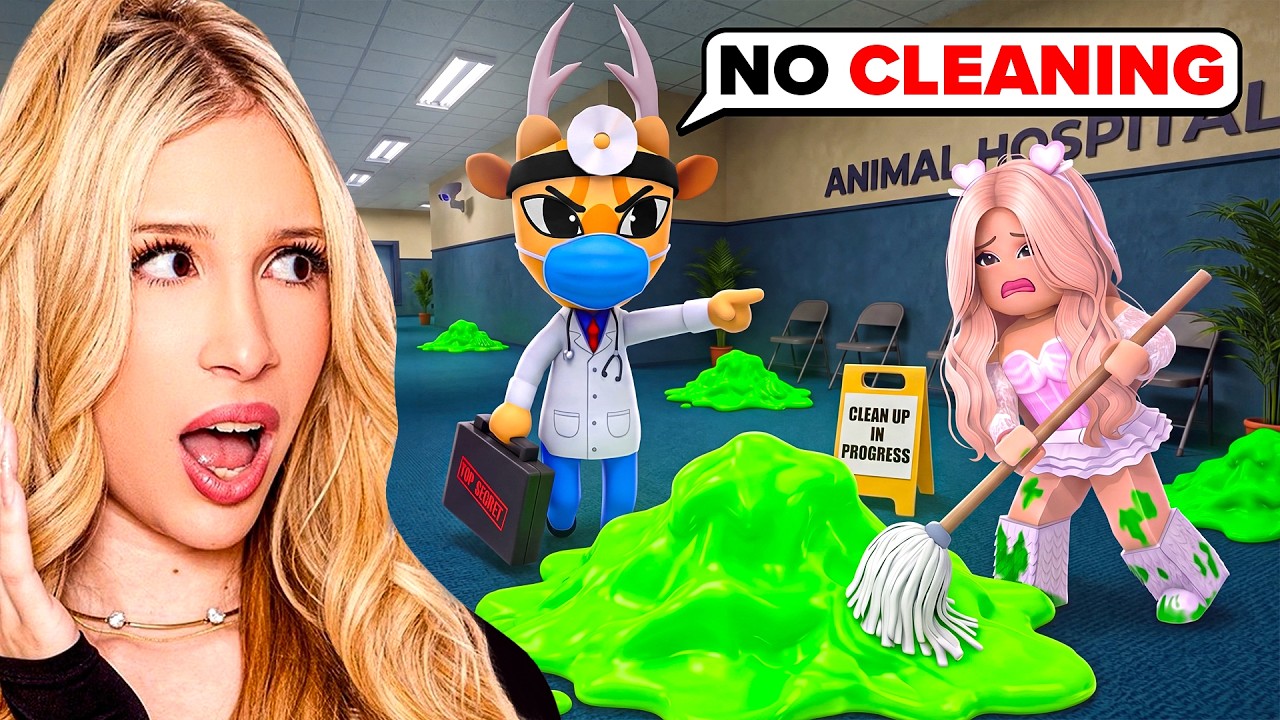 ANIMAL HOSPITAL, But I CAN'T CLEAN ANY SLIME!