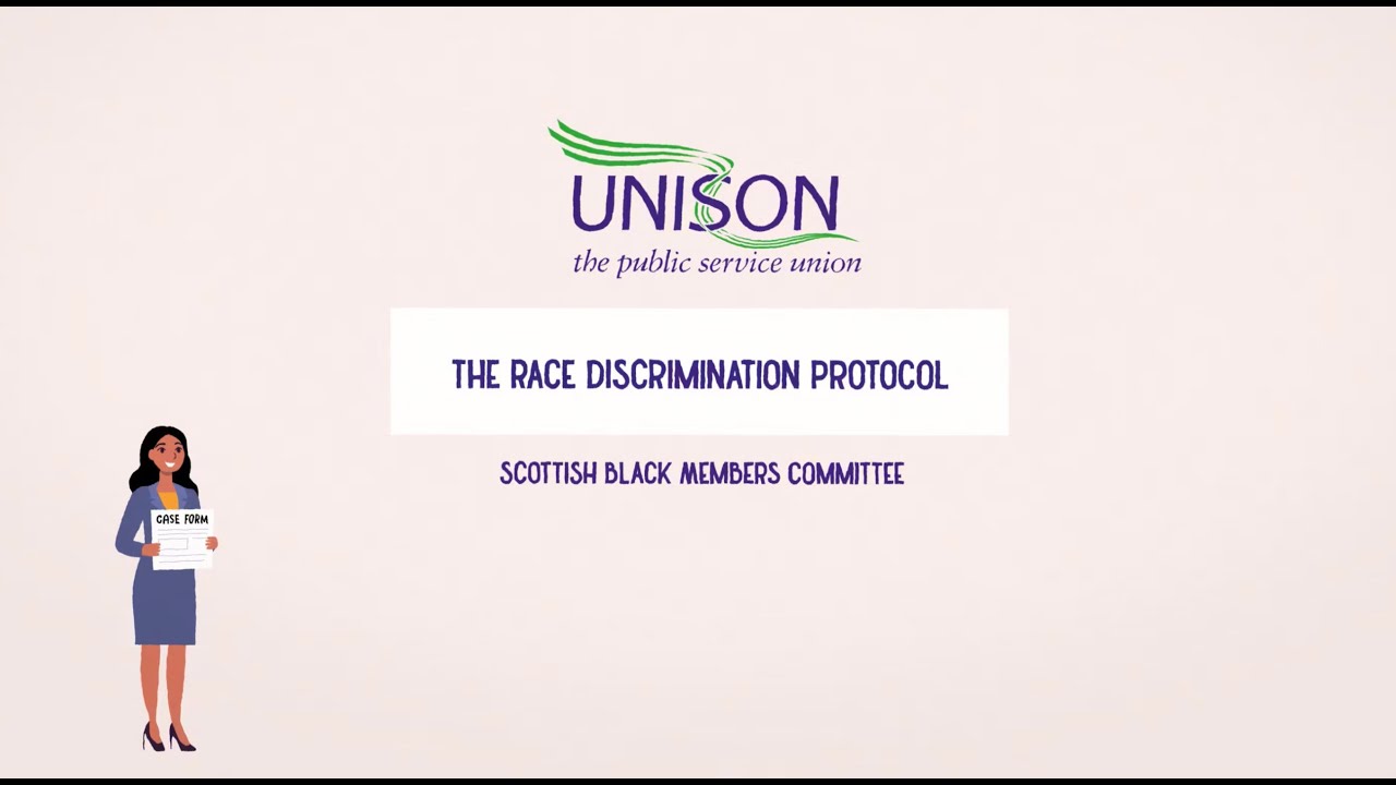 Unison's race discrimination protocol