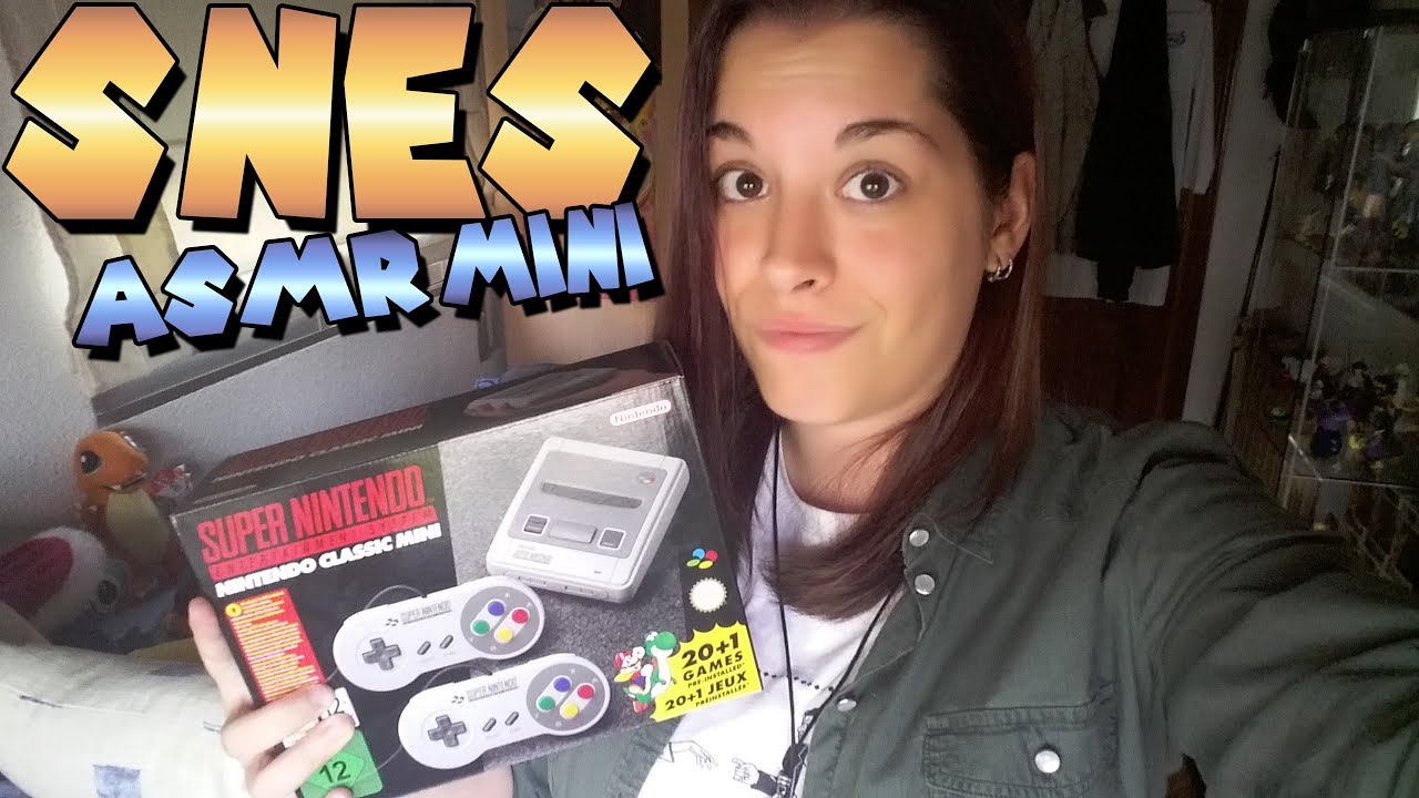 [ASMR Español] Abriendo la Snes Mini para ti (Susurros, rascado, tapping)