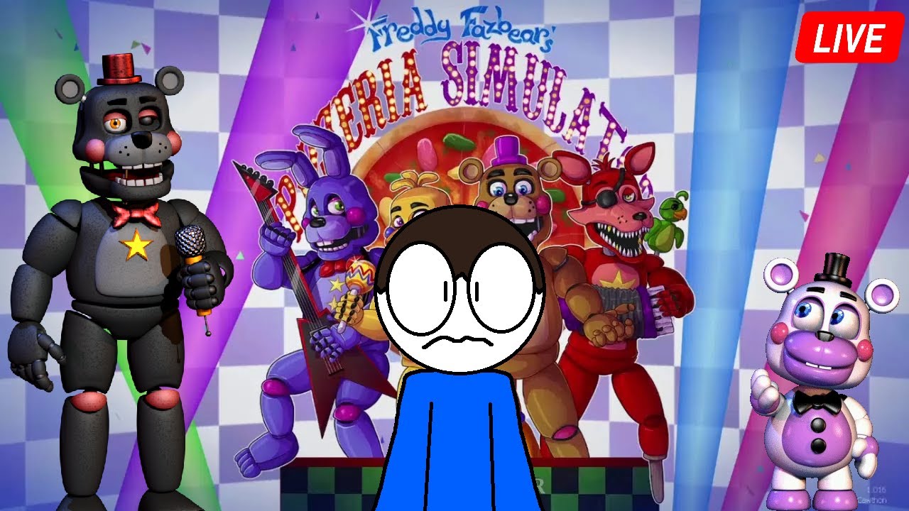 Beating FNAF 6 Live! [PART 1]