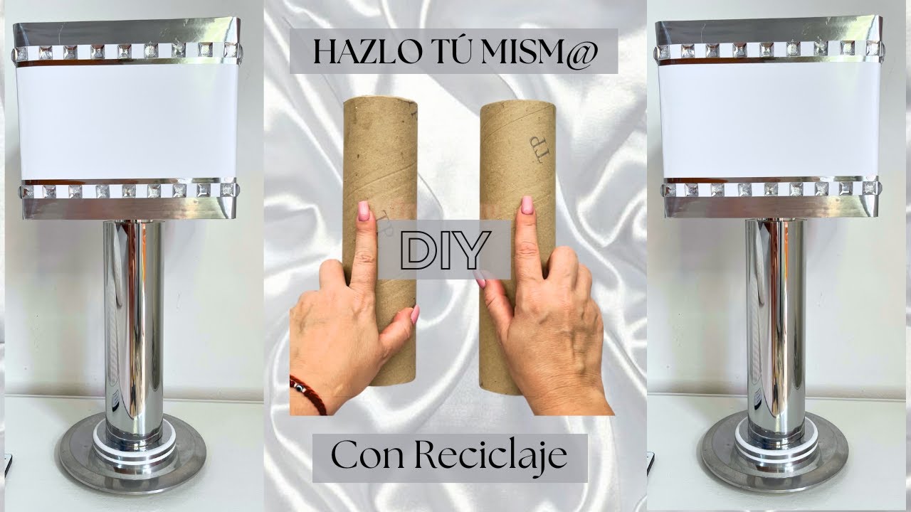 💎DIY: MANUALIDADES con TUBOS DE CARTÓN PARA DECORAR / LÁMPARAS ELEGANTES CON RECICLAJE