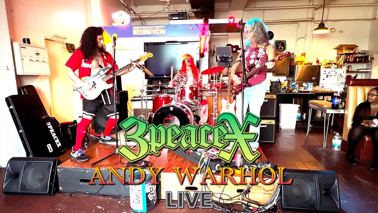 3peaceX - Andy Warhol [LIVE] #davidbowie #coversong BREWERY ARTWALK DTLA