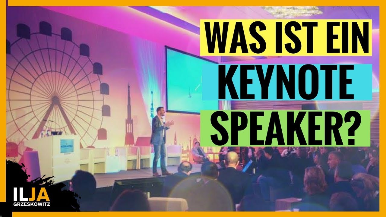 Was ist ein Keynote Speaker?