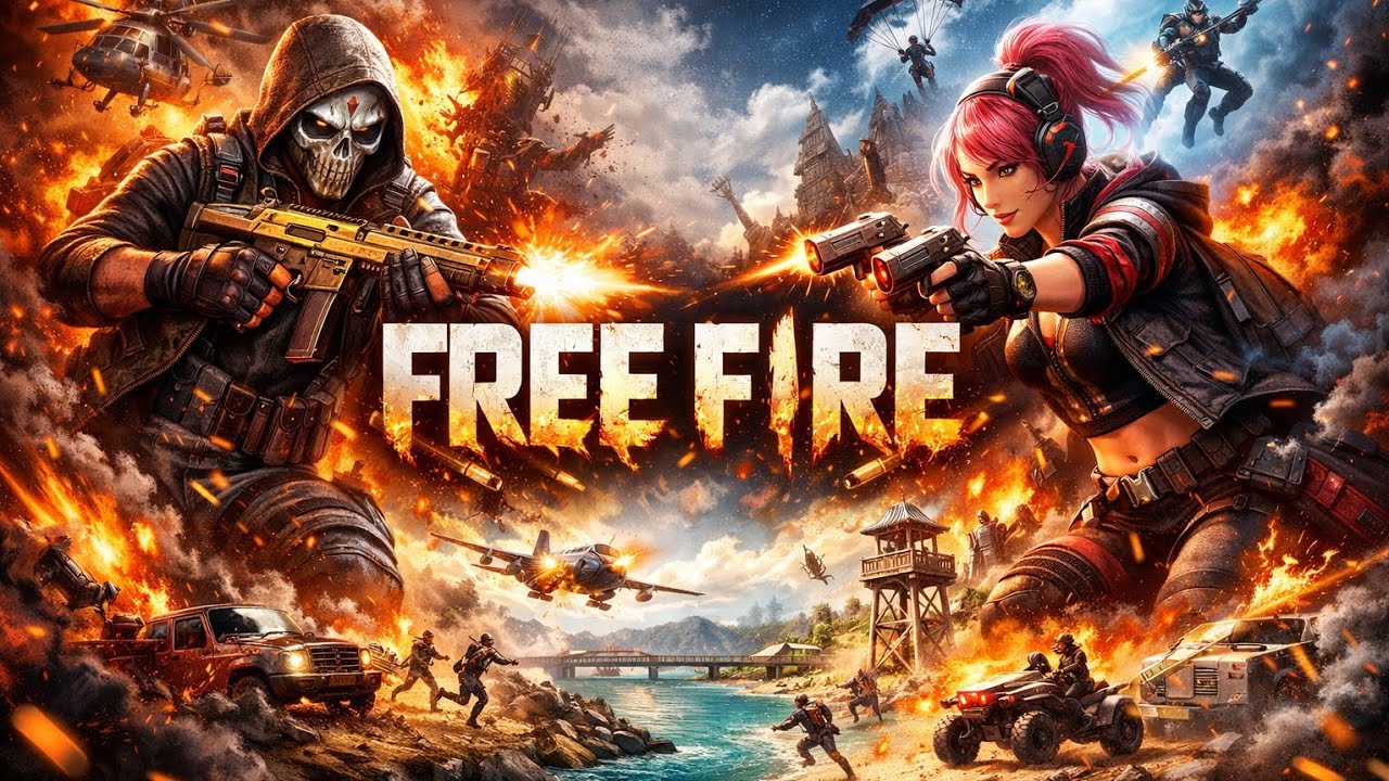FREE FIRE AJJUBHAI STYLE GAMEPLAY 🔥 ONE TAP HEADSHOT 💀 1 VS 4 CLUTCH 👑 NOO 😎 FF BEST GAMEPLAY 2026 💥