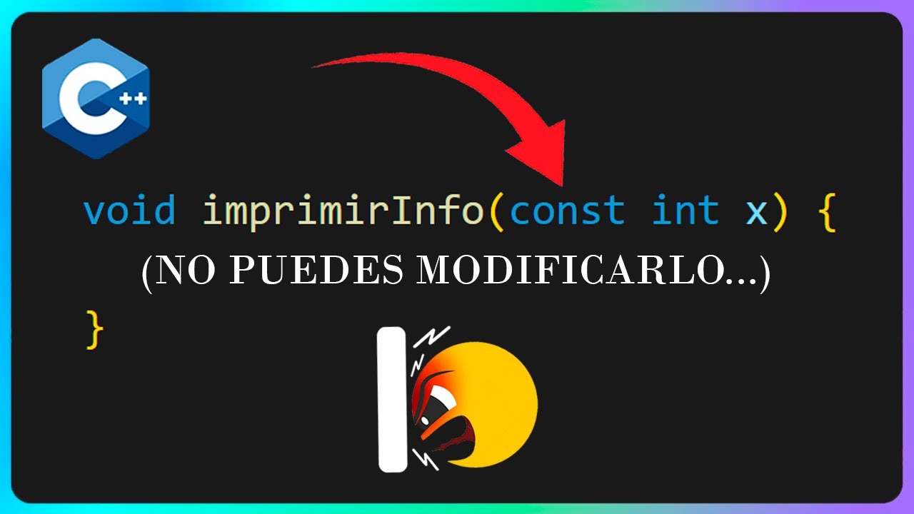 📌 Parámetros Const en C++ 👈😉 – ¿Qué es un parámetro constante en C++? | Curso de C++ 🧱 #47
