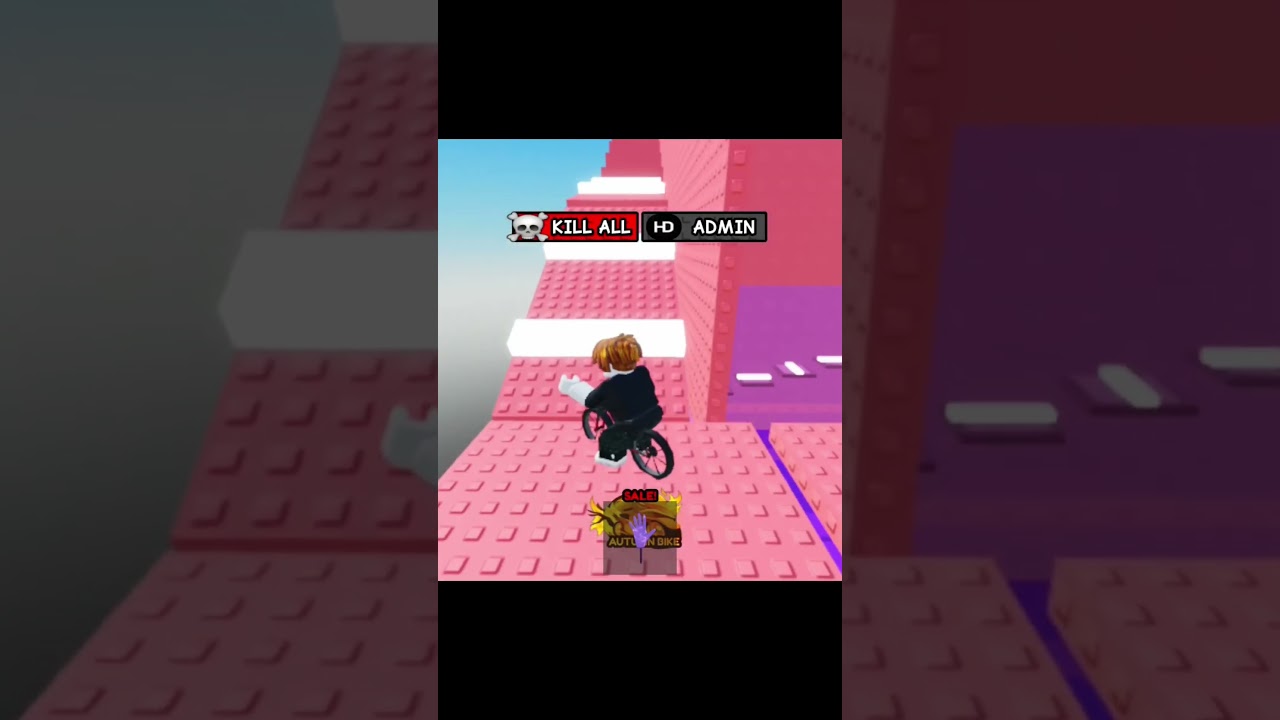 🥓 Башня из бекона и игрового велосипеда 😱 часть 3592 #шорты #roblox #игры