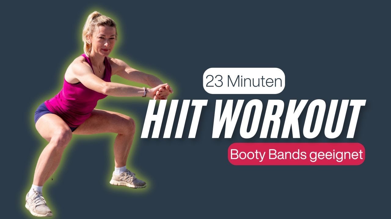 23 MINUTEN HIIT WORKOUT - Booty Bands geeignet // fit.physio.katrin