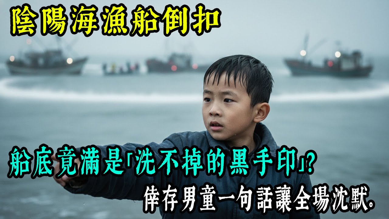 【老王故事會】陰陽海漁船倒扣，船底竟滿是「洗不掉的黑手印」？倖存男童一句話讓全場沈默。#原創 #情感 #民間故事 #真實故事 #中老年生活 #台灣