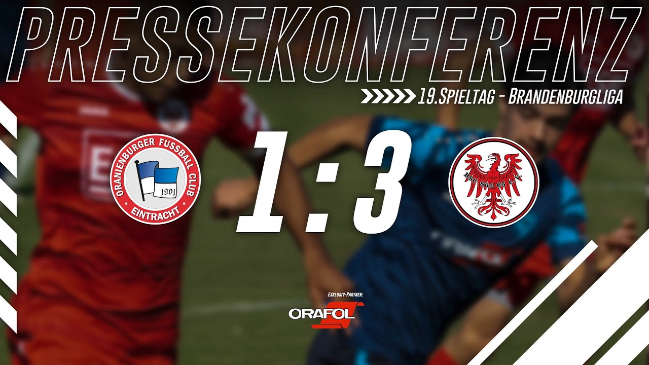 Pressekonferenz /// OFC vs. Brandenburger SC Süd 05 / Endstand 1:3