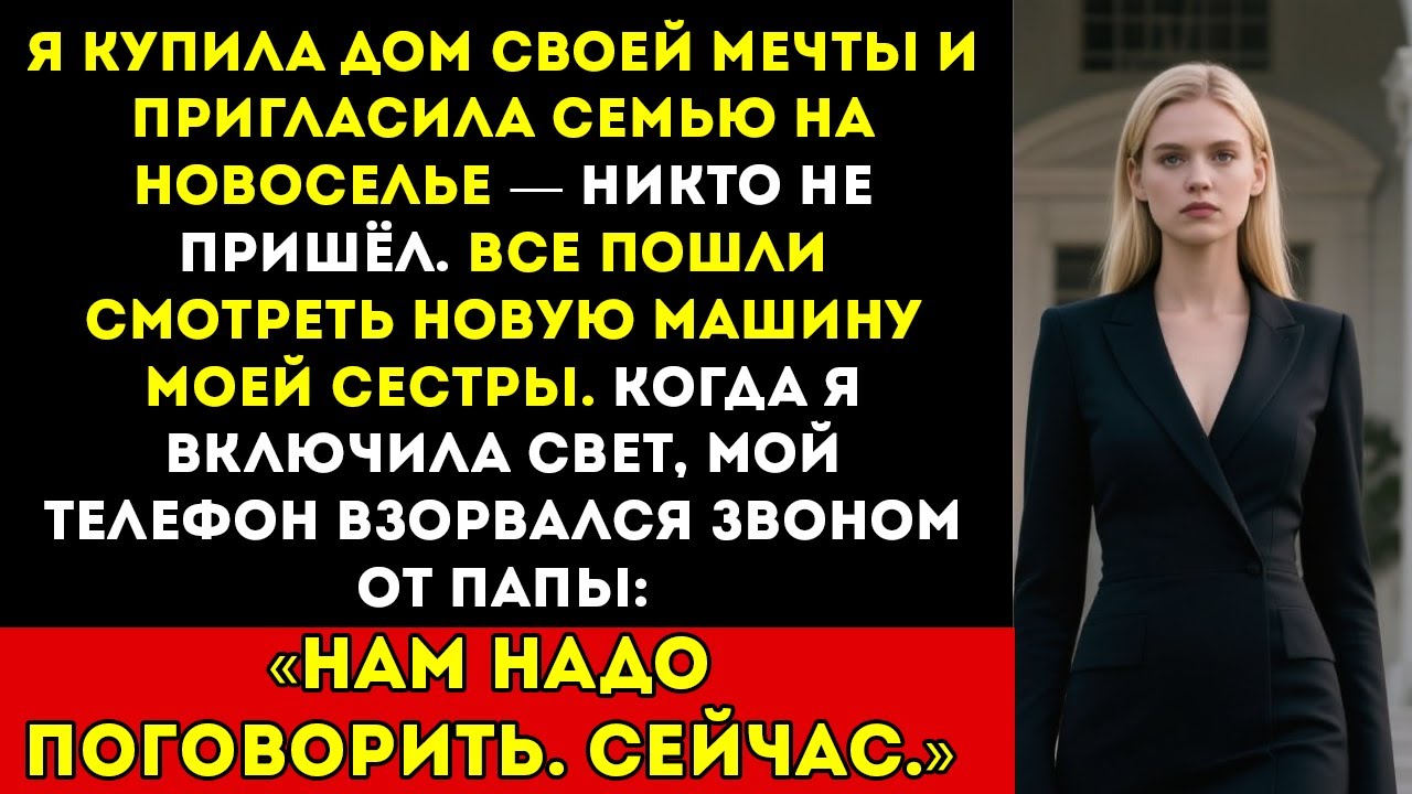 Я купила дом своей мечты и пригласила семью на новоселье — никто не пришёл. Все они пошли на...