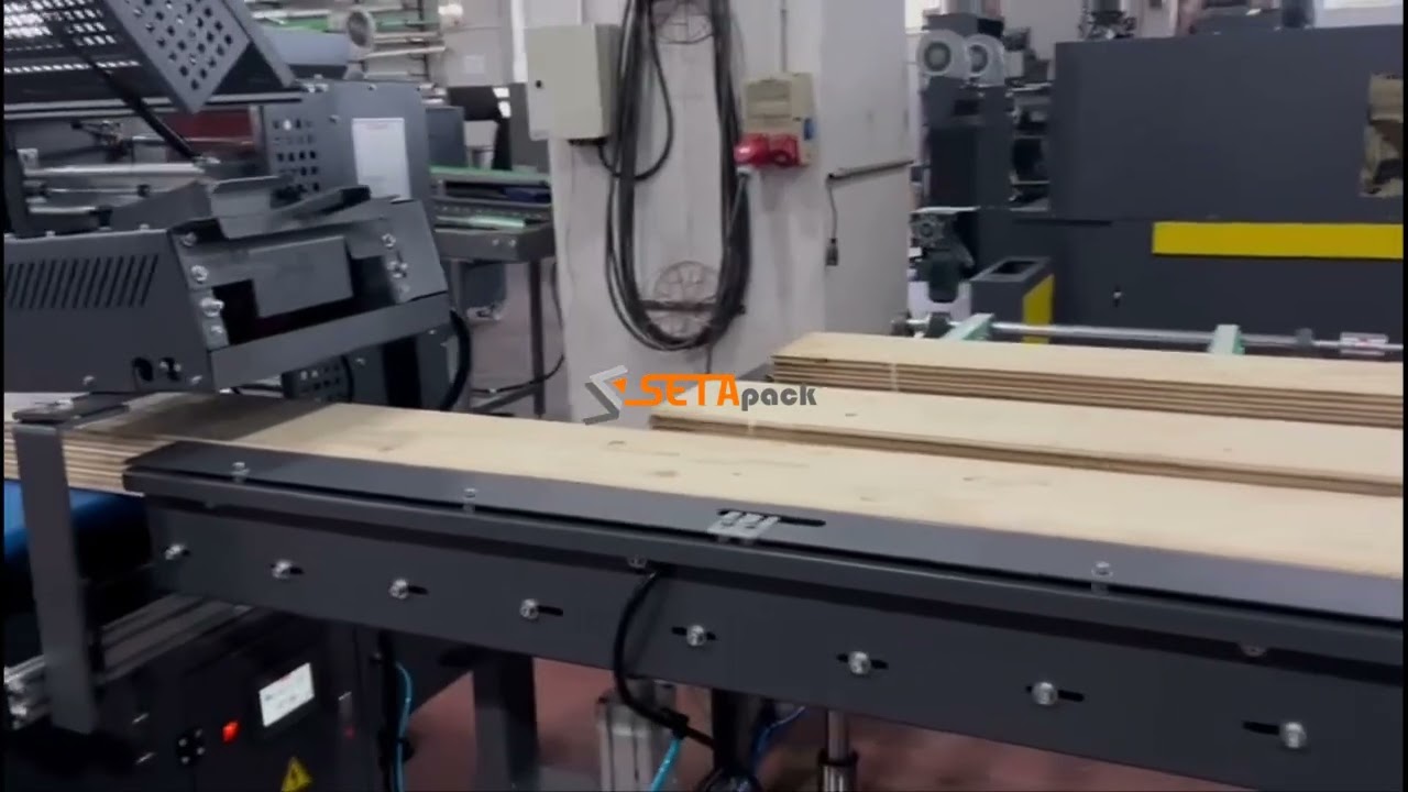 Parke Shrink Paketleme Makinası // Parquet shrink Packaging Machine