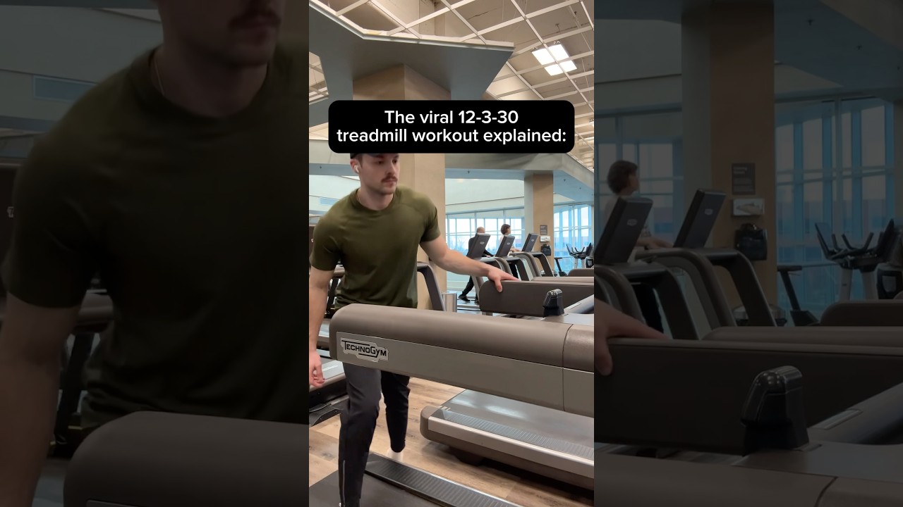 What exactly is the 12-3-30 treadmill workout?