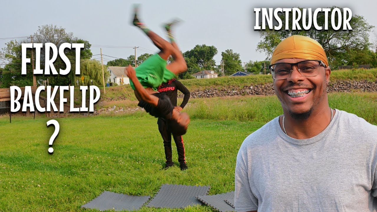 First Backflip Ever!
