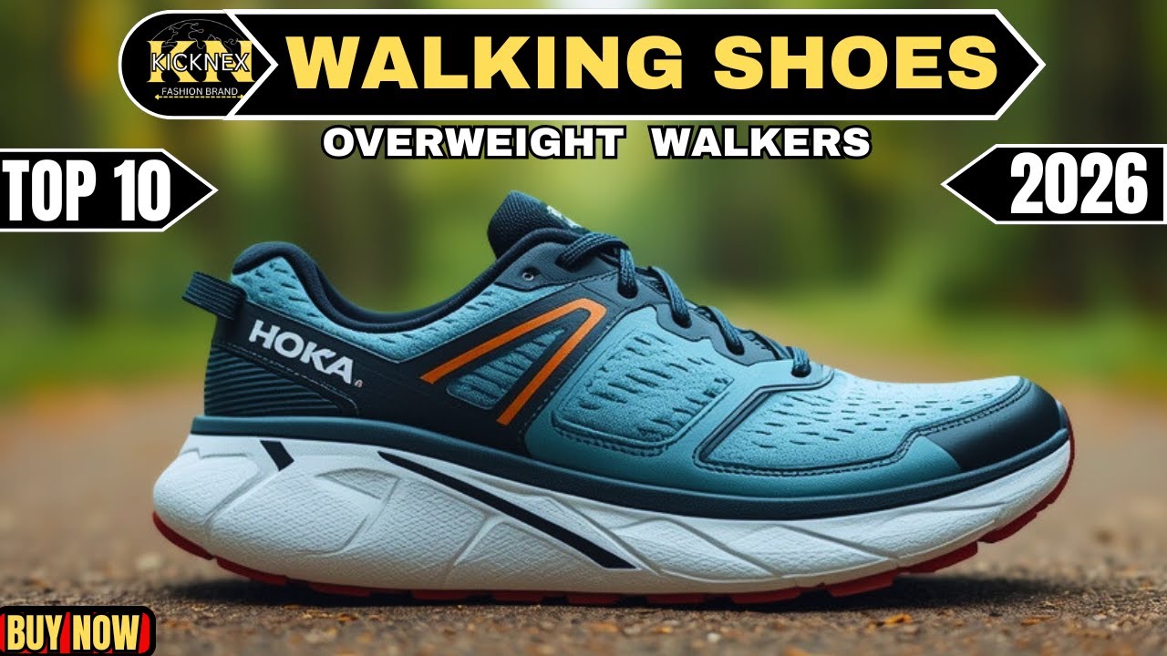 Top 10 Best  Walking Shoes for Overweight Walkers (2026 Full Review)