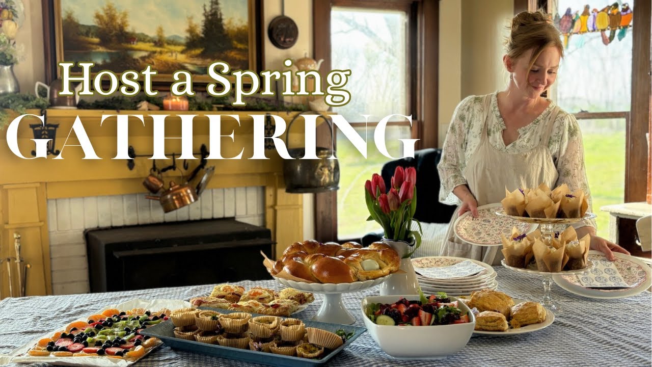 How to Host a Spring Brunch and Keep it Simple! Spring Brunch menu ideas from scratch