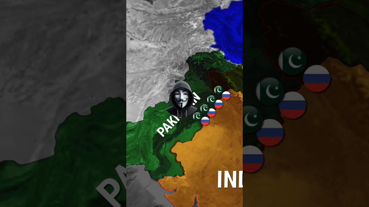 what if Russia attack on Pakistan #india #pakistan #map #shorts
