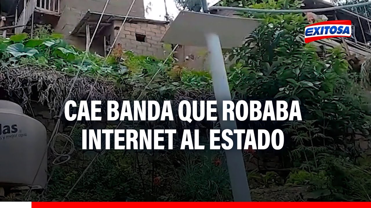 🔴🔵Cusco: Cae presunta banda que robaba internet al Estado para brindar servicios ilegales