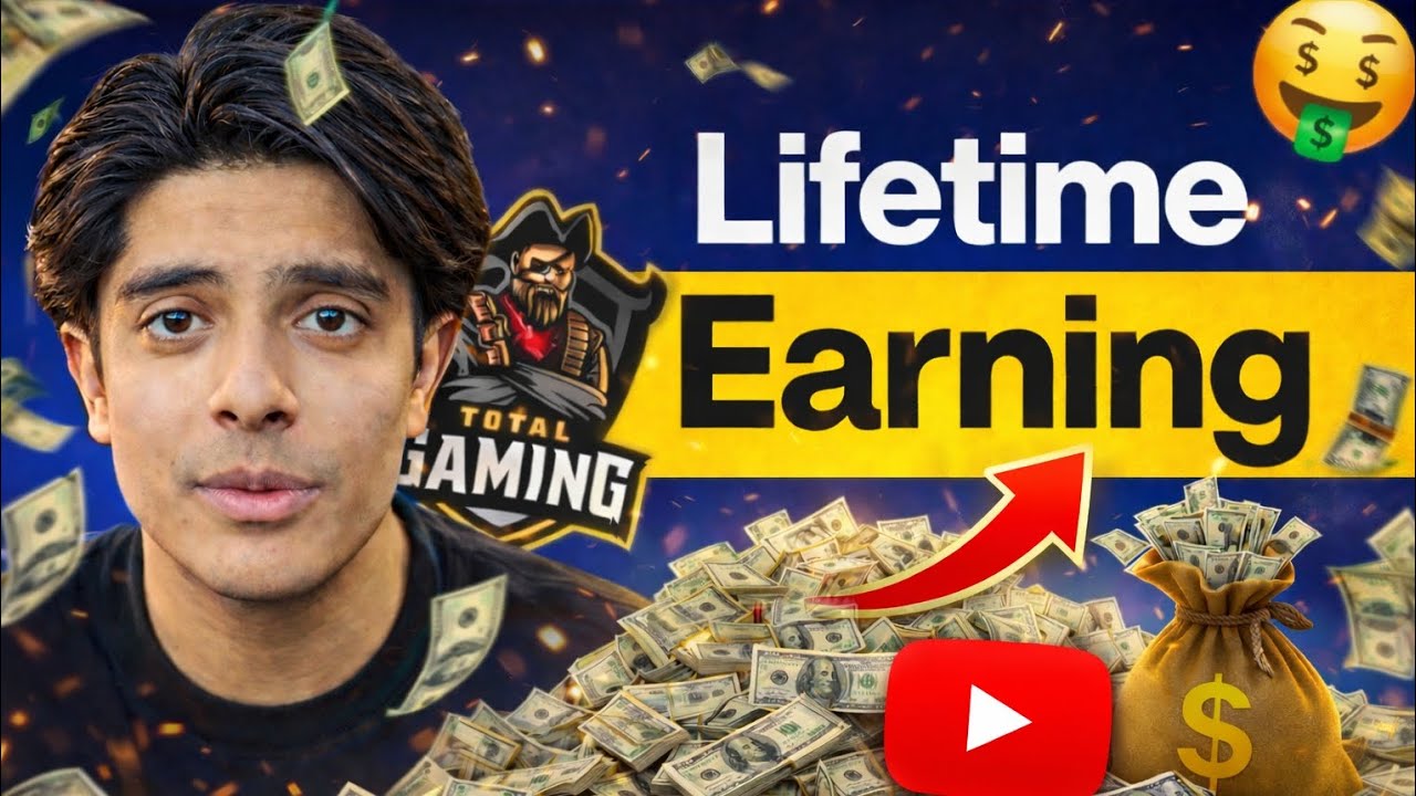 Lifetime Earning Of Total Gaming  (Ajju bhai)😨