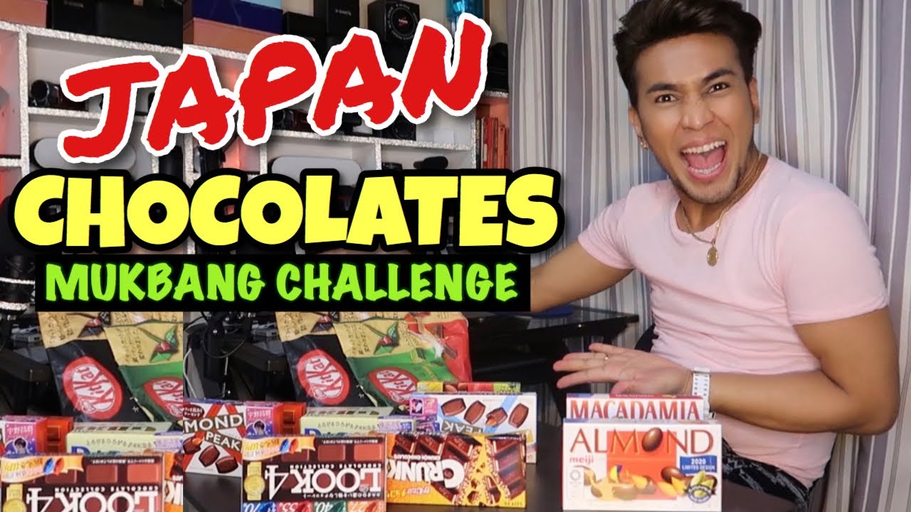 Japan CHOCOLATES Mukbang Challenge I Miko Pogay