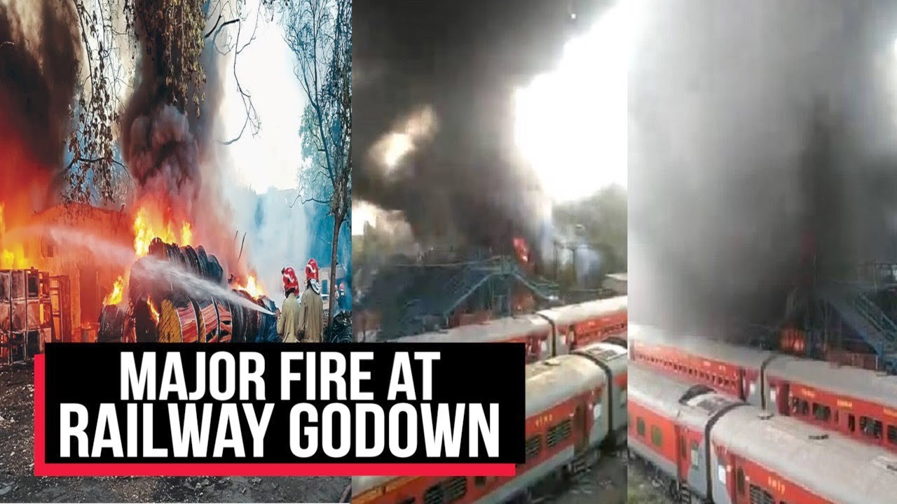Major Fire At Railway Warehouse,Near Pratap Nagar Metro Station | Cobrapost