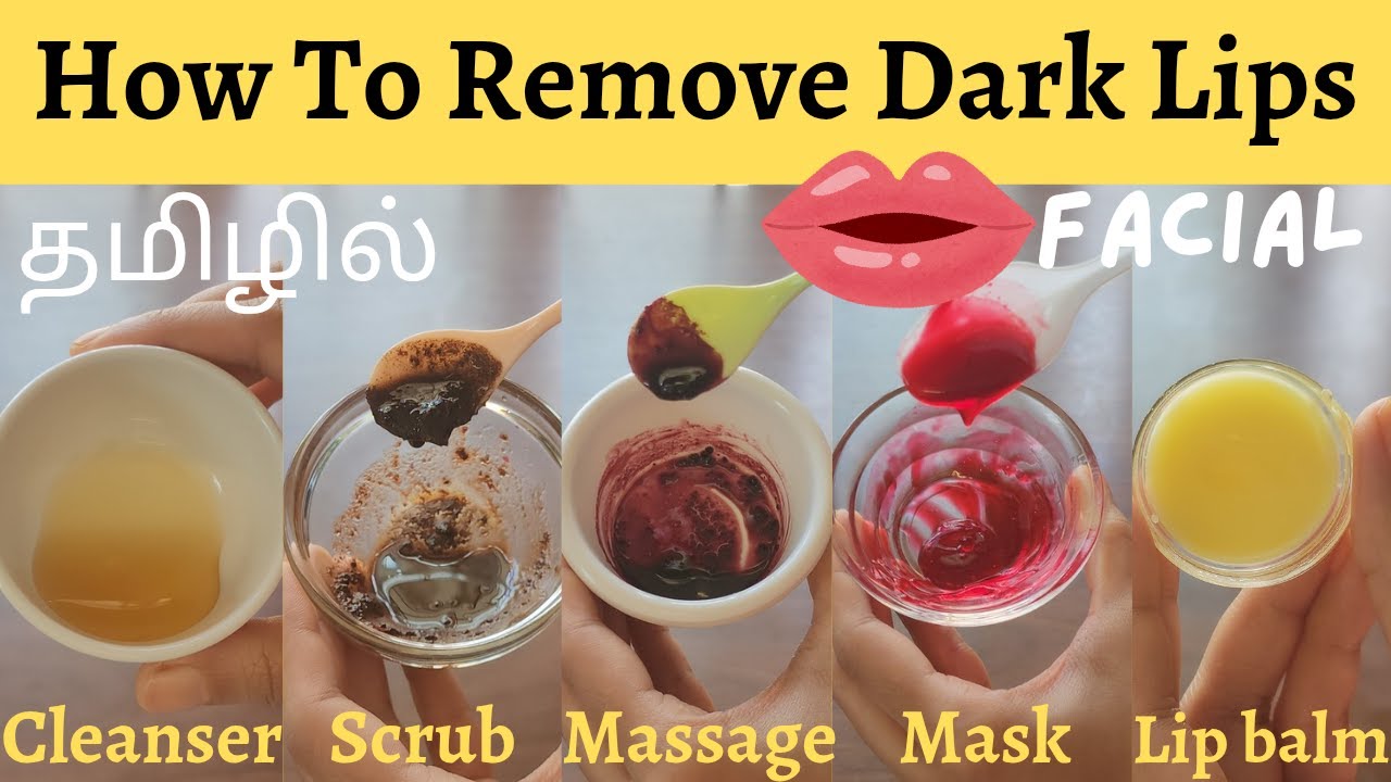 Homemade Lip Facial For Dry,Chapped,Pigemented Lips|How To Get Pink Rosy Lips|DIY Lip Balm,Lip Scrub
