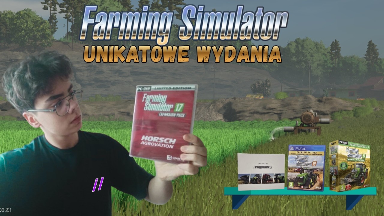 UNIKATOWE I CIEKAWE WYDANIA PUDEŁKOWE FARMING SIMULATOR