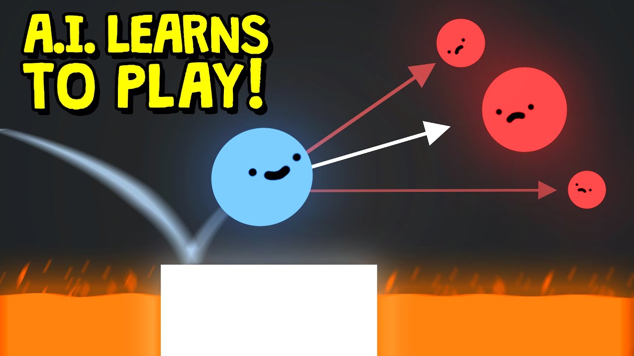 Обучаю ИИ играть в мою игру!