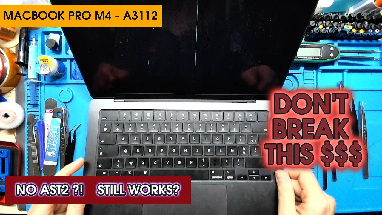MacBook Pro M4 A3112 - 2024 Screen Replacement… WITHOUT AST2 - Apple Tools?! (A3112 Repair)