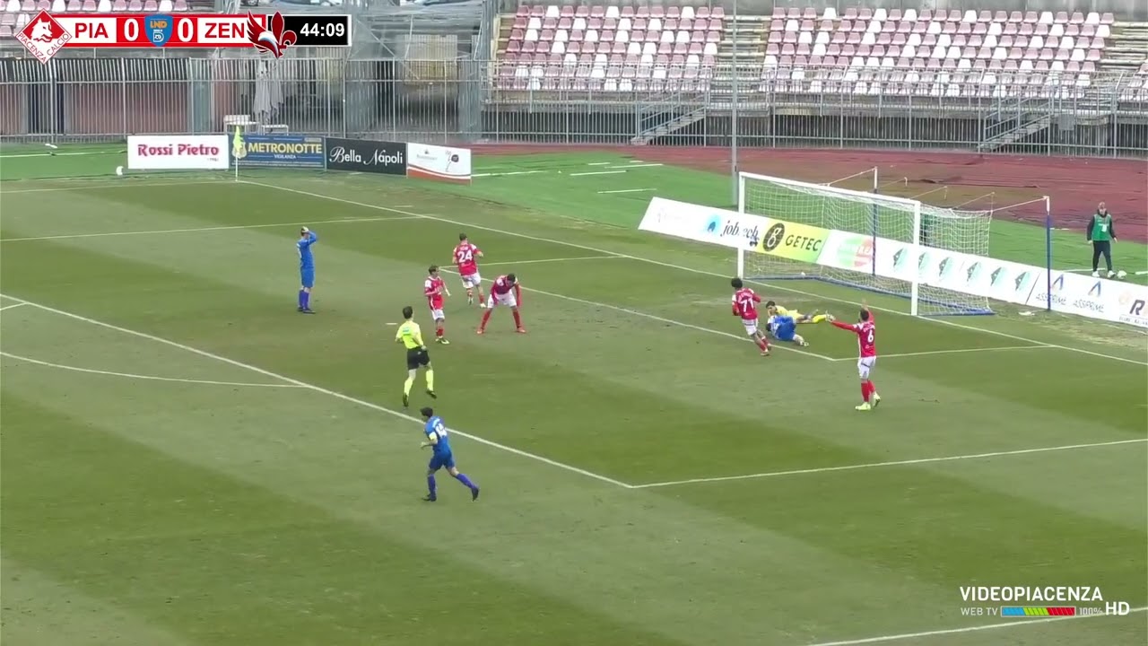 PIACENZA - ZENITH PRATO: 1-1 (17 giornata Serie D GIR.D 2024/25)