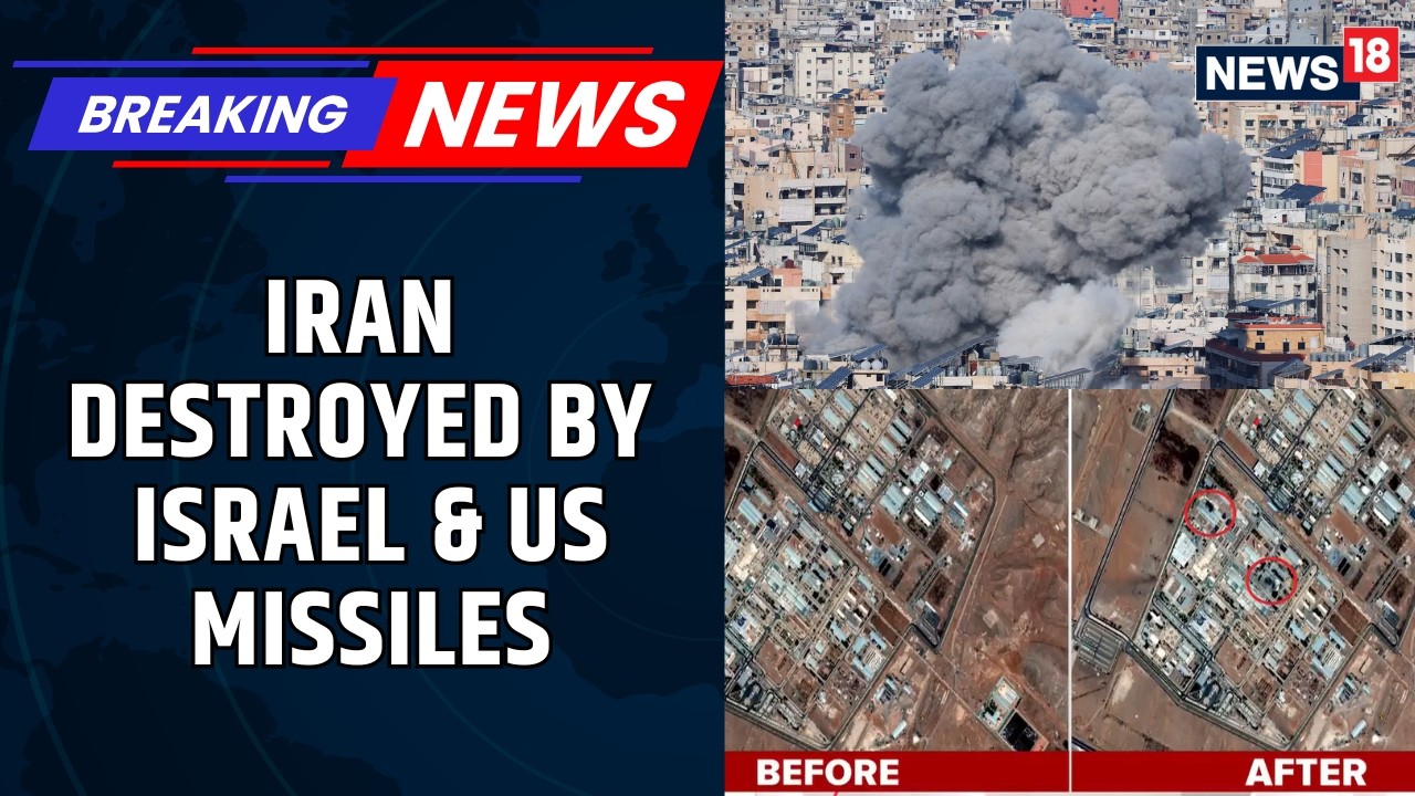 CNN‑News18 Exclusive: Satellite Images Show Devastation After U.S.–Israel Strikes on Iran | News18