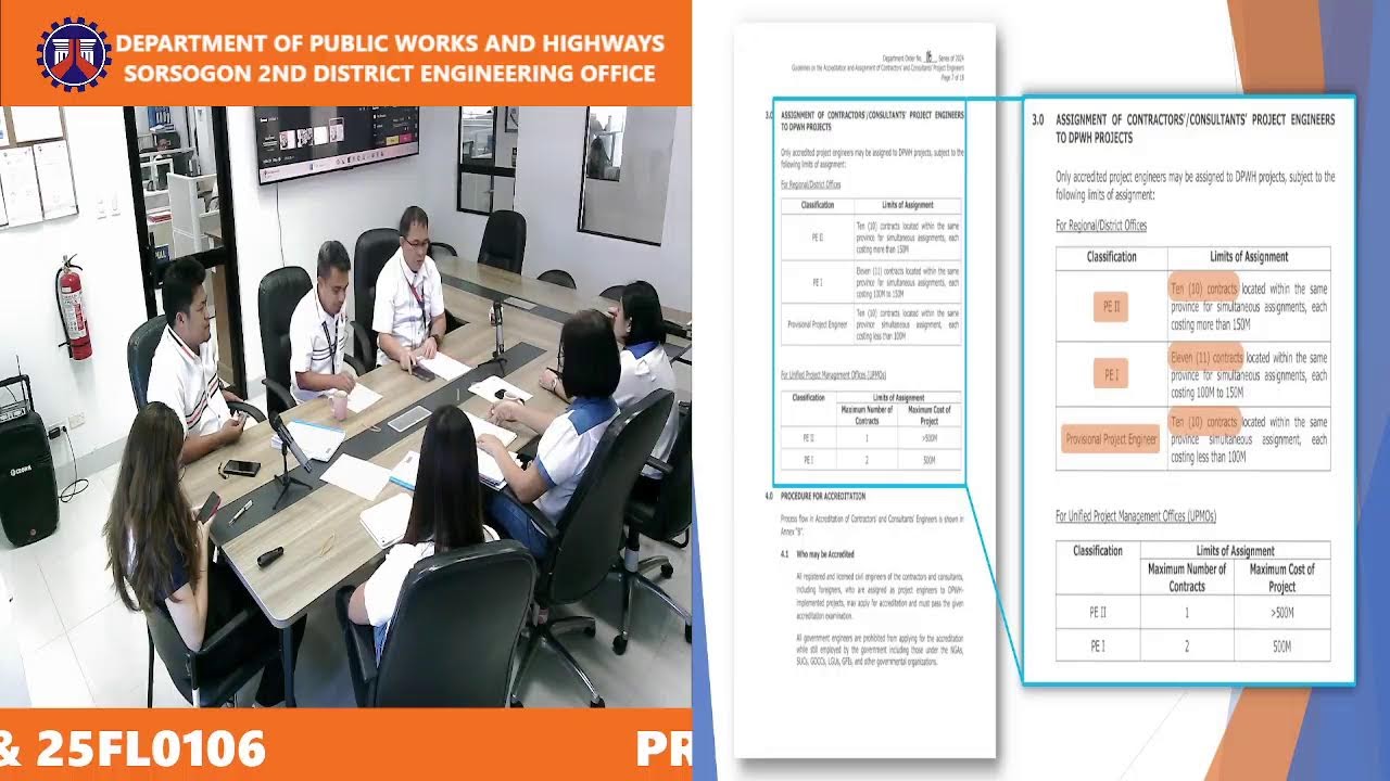 Procurement Livestream for DPWH Sorsogon 2nd District Engineering Office on July 30, 2025
