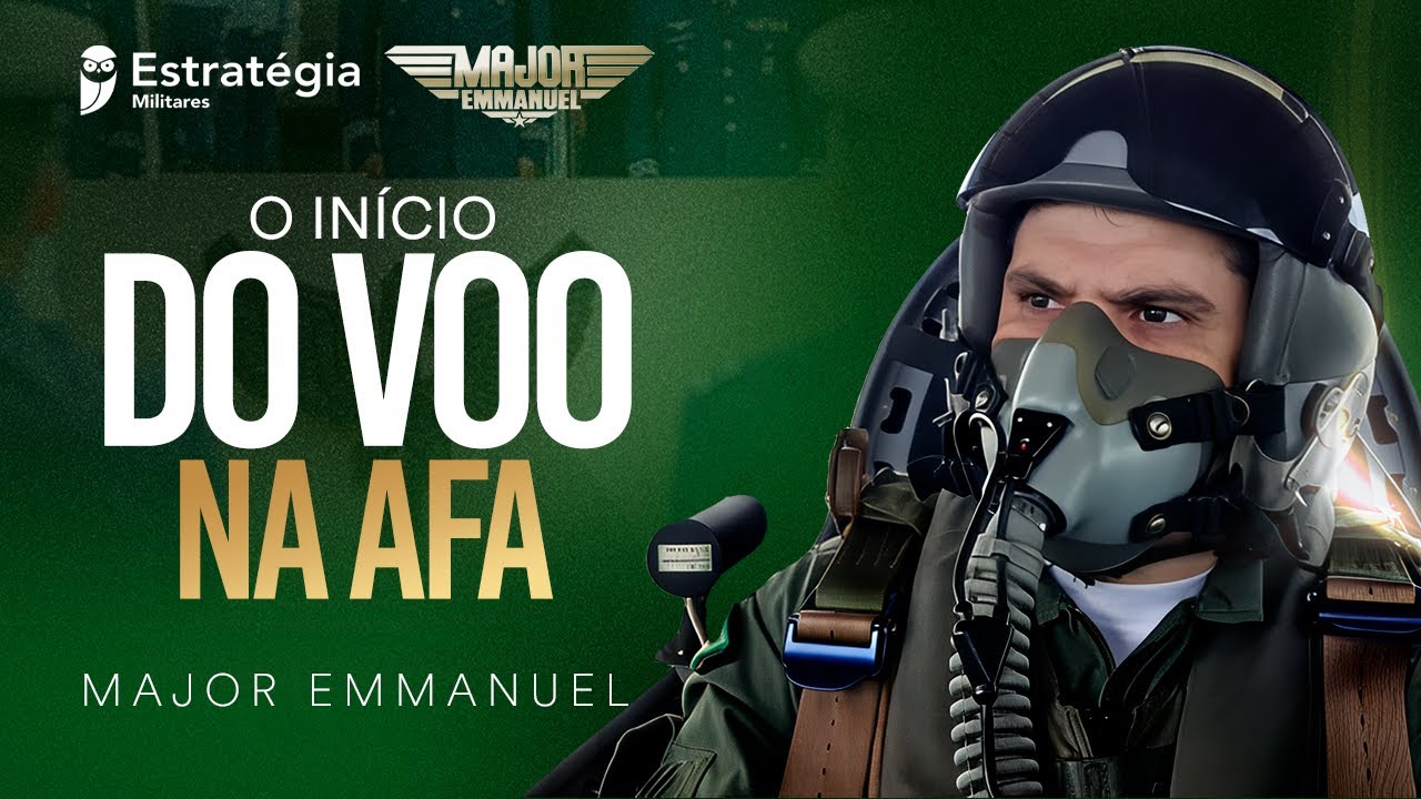 Primeiro contato do Cadete com o voo - Major Emmanuel