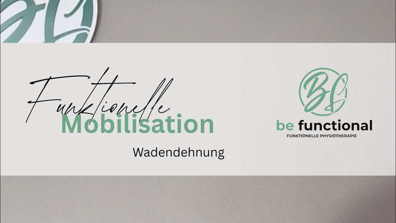 Wadendehnung - beachte die Rotationsstellung