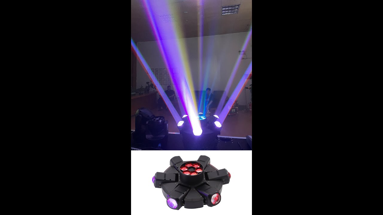 NWIITC BLUE SEA LIGHTING 6x40w beam 6x15w wash bee eye led moving head