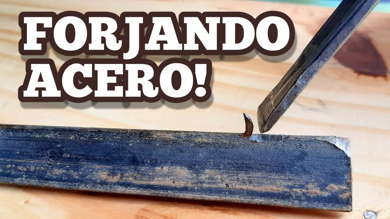 Construir Cincel o Cortafrio FORJANDO un RODAMIENTO! Extrema dureza! 🦾