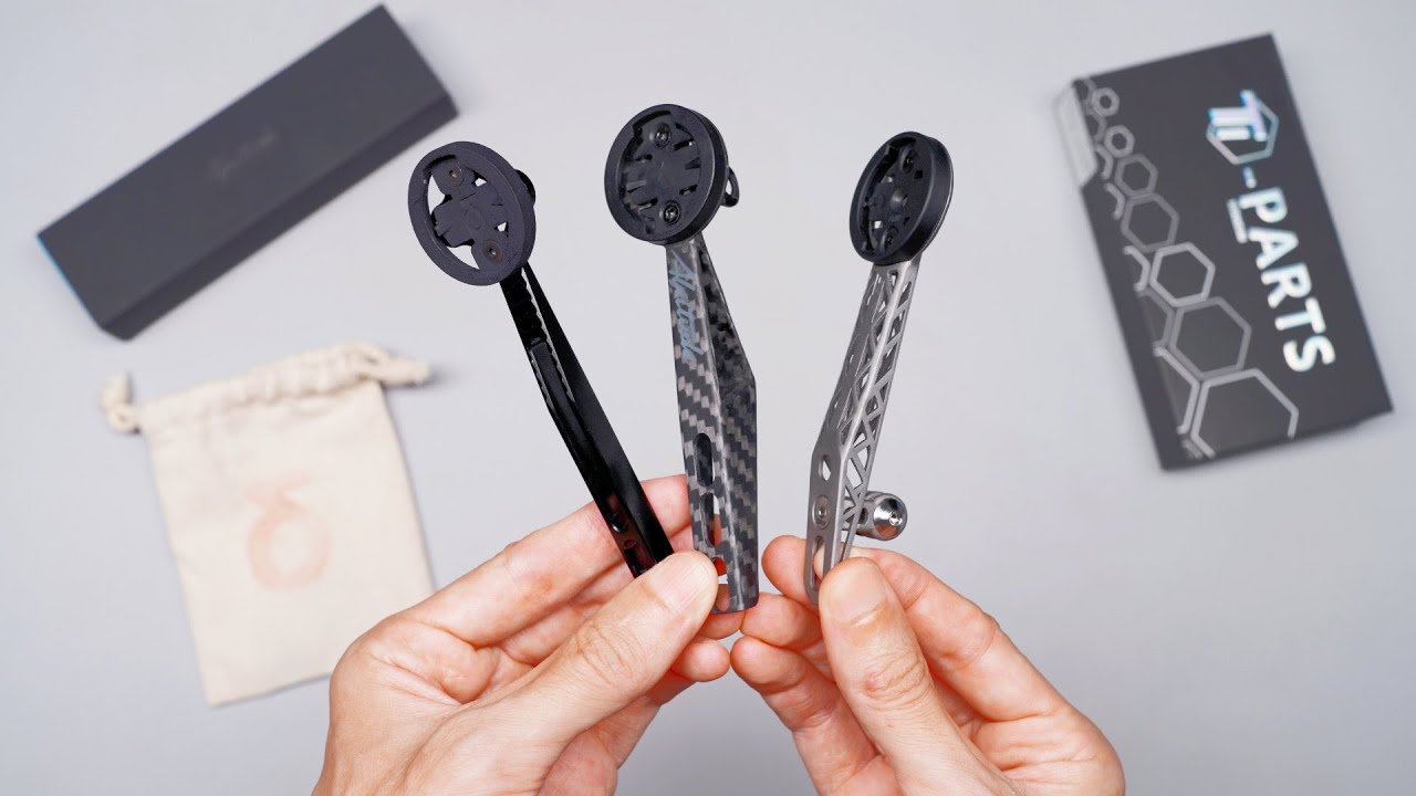 Battle of the computer mounts. Ti Parts vs Alpitude vs Darimo