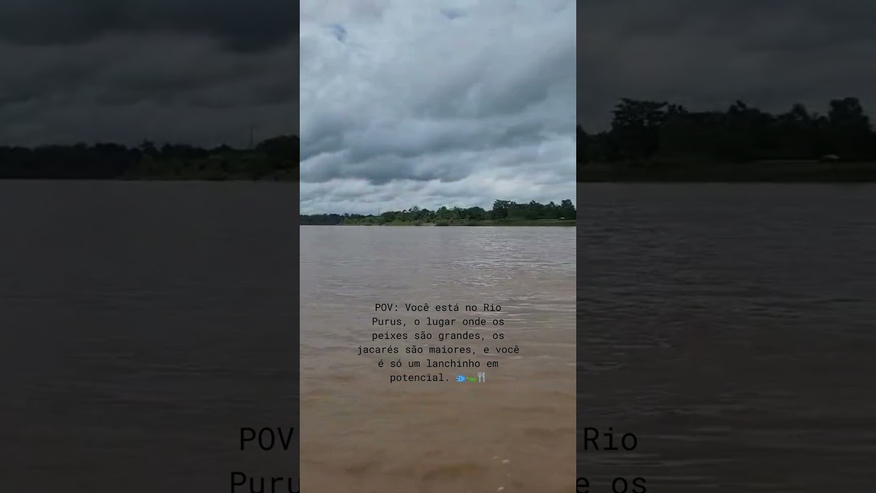 Rio Purus - O para&iacute;so selvagem da Amaz&ocirc;nia 🌿🐊 #shorts