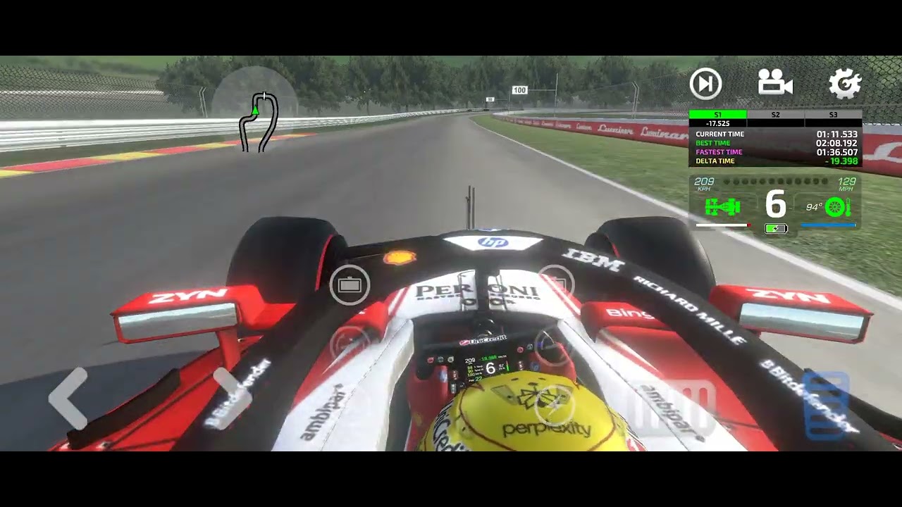 Hotlap around Spa as lewis Hamilton 