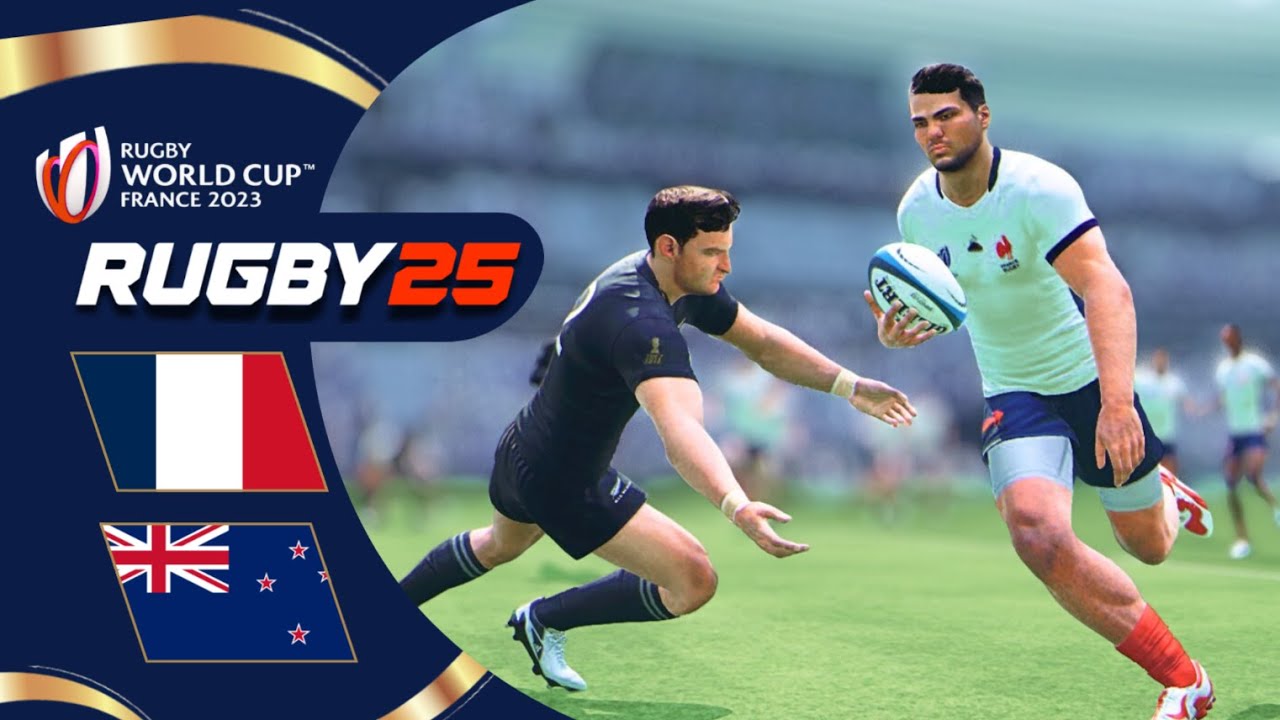Rugby 25 I FRANCE vs ALL BLACKS I Rugby World Cup 2023 (World Cup kits)