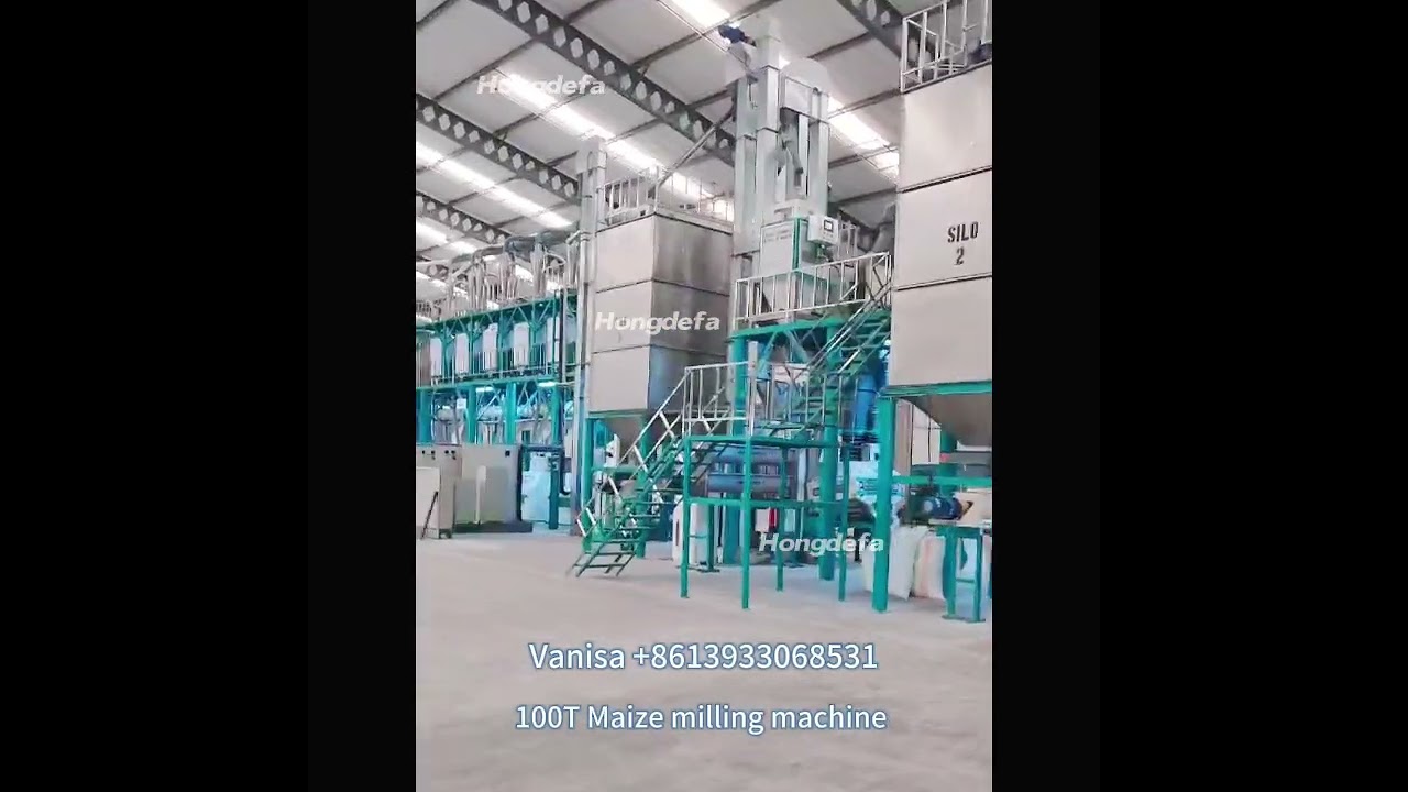 100T Maize Milling Machine Vanisa +86 13933068531