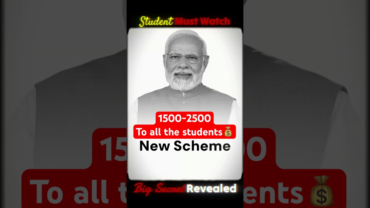Government New Scheme ₹2500 for 12th Pass Students | Earn Money Online #shorts #governmentschemes