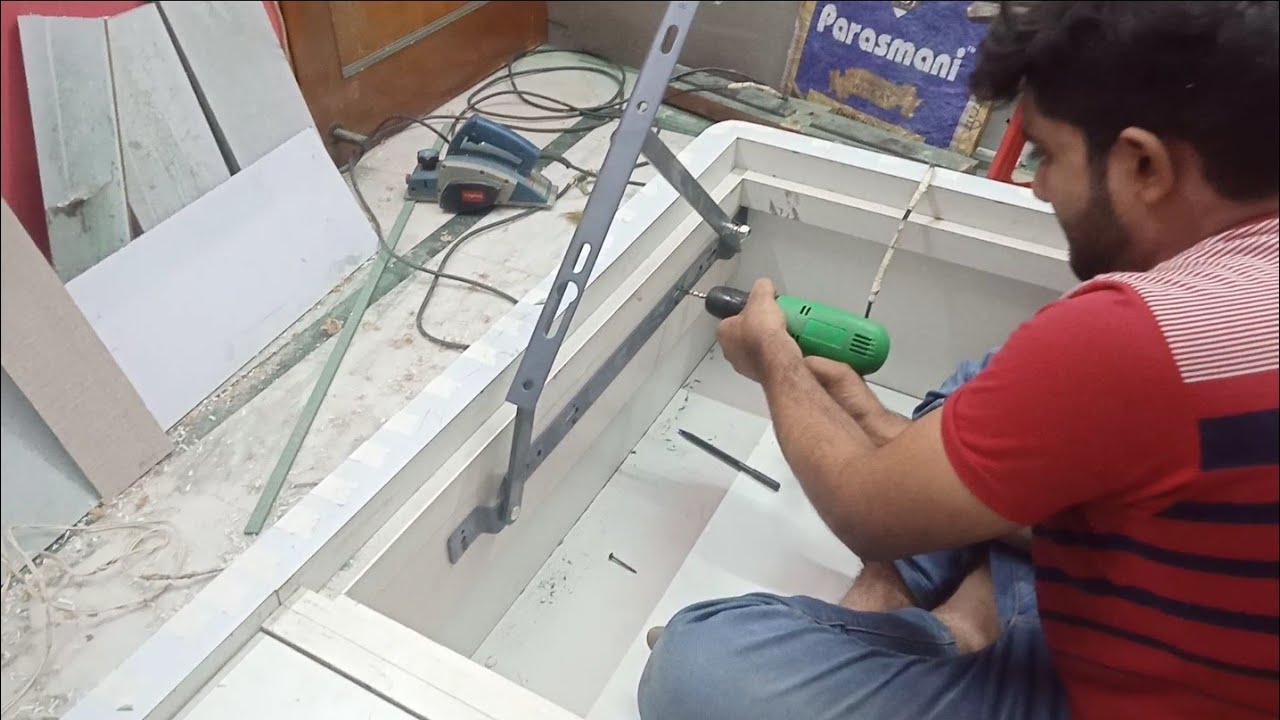 Box Bed Hydraulic soccer कैसे लगाते हैं ? Ebco 75 KG Hydraulic Fitting in Bed Half chachi