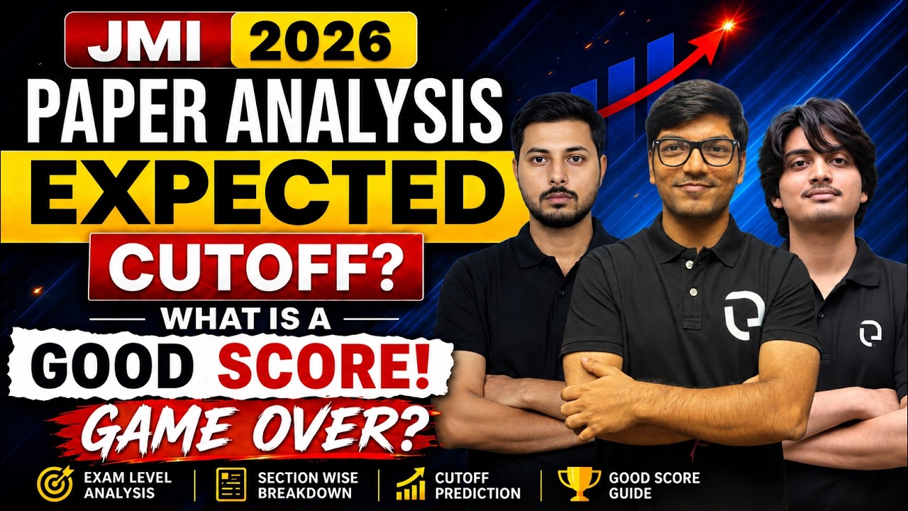 JMI 2026 Paper Analysis & Expected Cutoff | Is Your Score Enough?