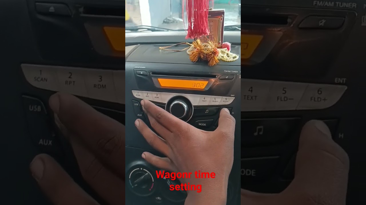 wagon r car time setting hindi