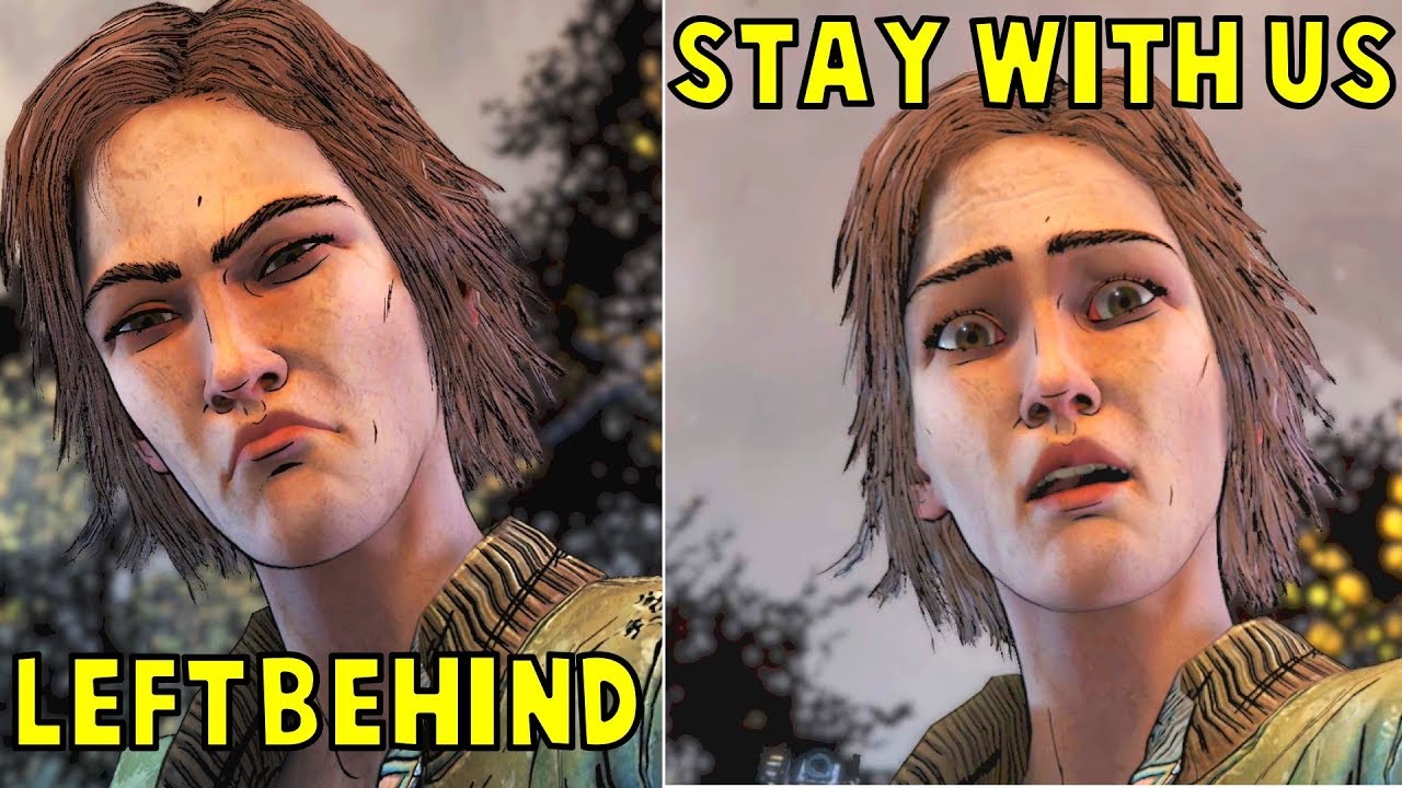 Lee LEFT Lilly Behind vs Let Her STAY With Us -All Outcomes- The Walking Dead The Final Season