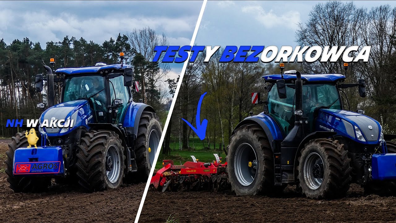 ⭐️Vaderstad Cultus HD 300 & New Holland T7.315 HD⭐️Demo Tour z firmą Agros Wrońscy⭐️