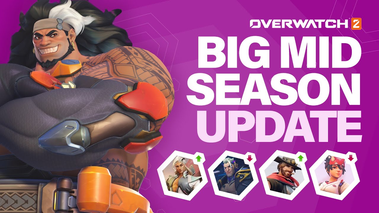 БОЛЬШИЕ изменения в обновлении середины сезона для Overwatch 2!